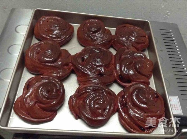 红曲玫瑰花面包