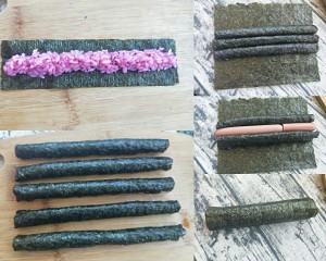 小花朵寿司的做法