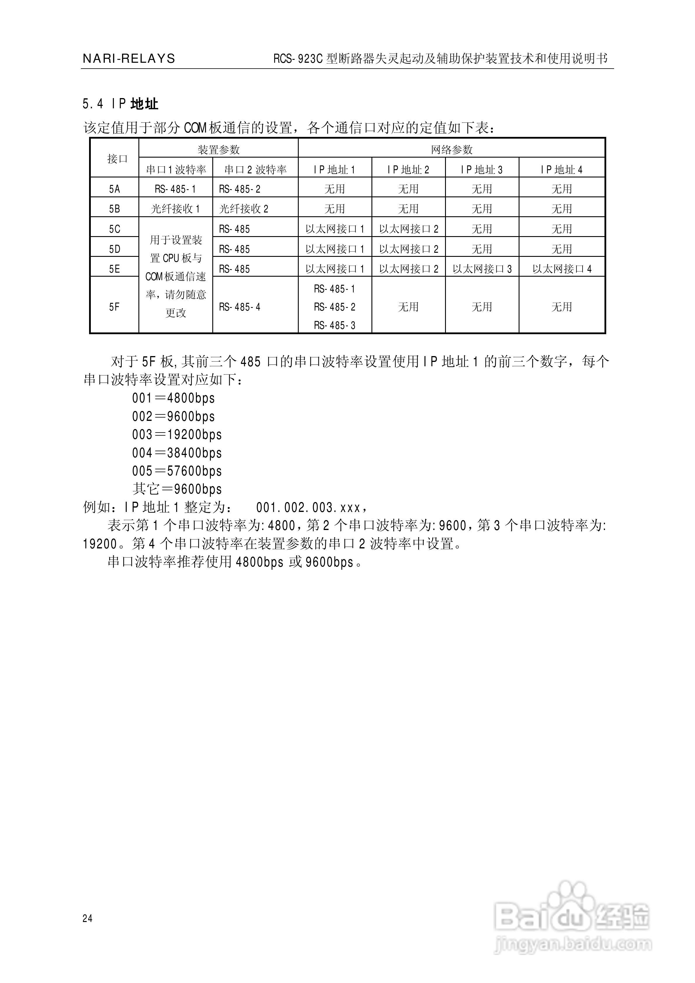 南瑞继保RCS-923C型断路器失灵起动及辅助保护装置使用:[3]