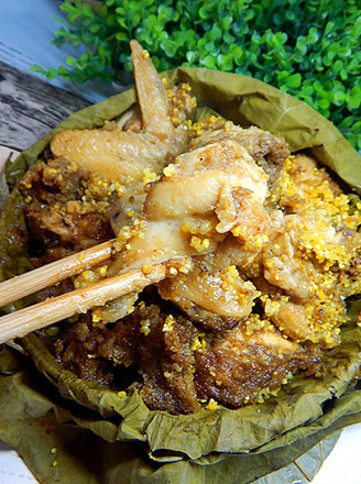荷叶粉蒸鸡的做法