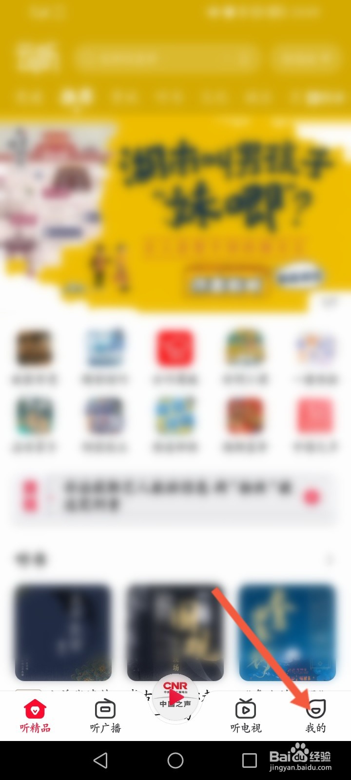 云听怎么开启使用移动网络播放功能