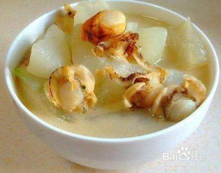 冬瓜扇贝汤的做法