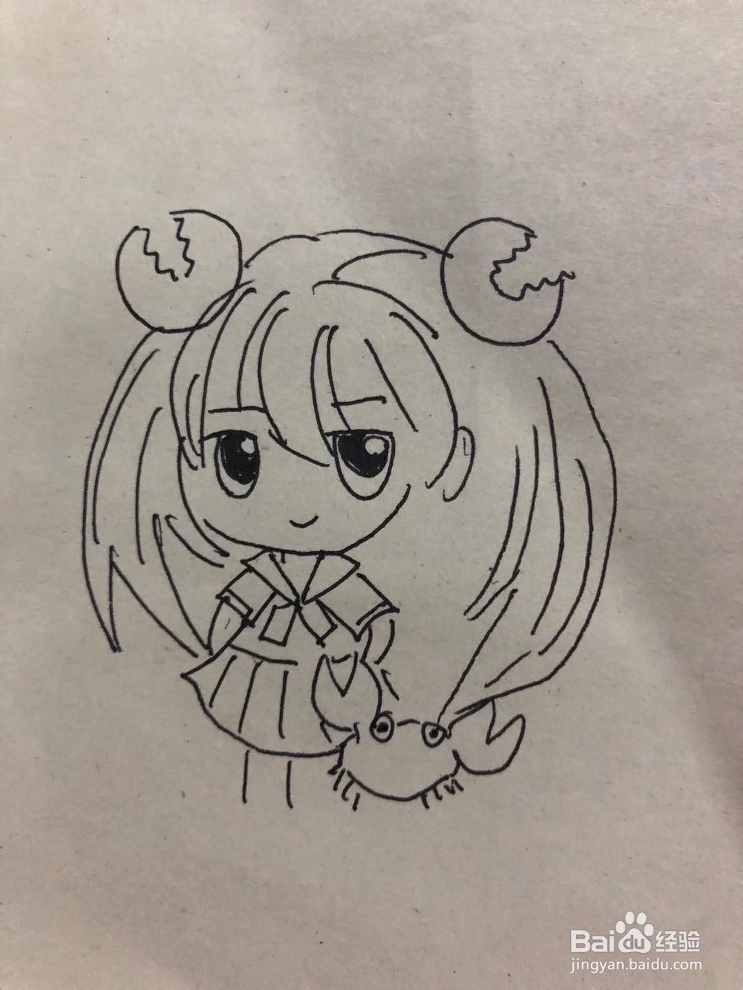 巨蟹座公主画法