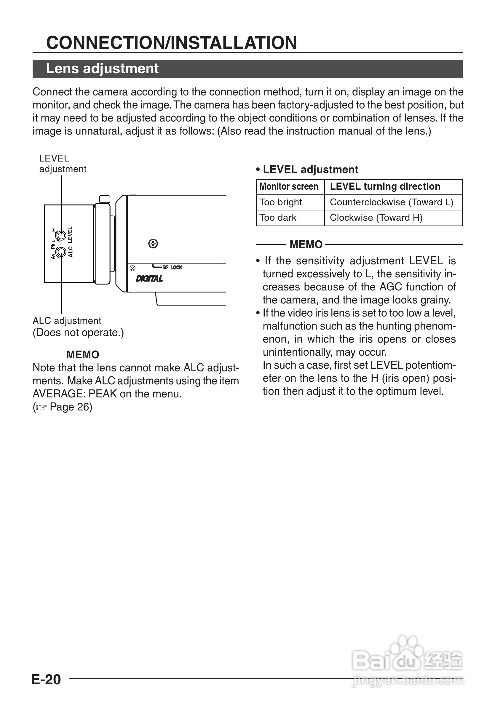 JVC TK-C1480/TK-C1481/COLOUR VIDEO CAMERA摄像机说:[2]