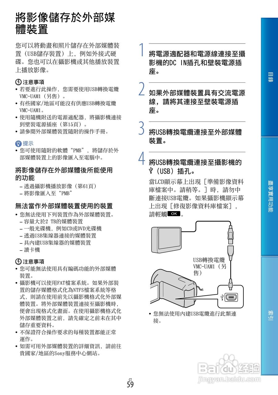 SONY HDR-CX360摄像机说明书:[6]