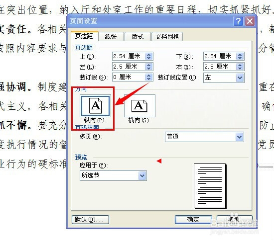 一个word2003文档里如何做到横版竖版页面共存
