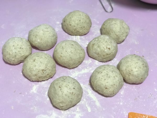 全麦豆沙馅软欧