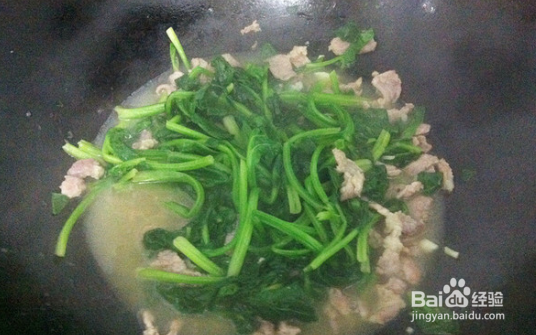 上汤菠菜的做法