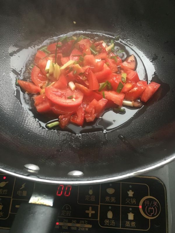 西红柿虾仁疙瘩汤