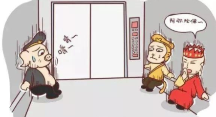 电梯极速下落如何自救