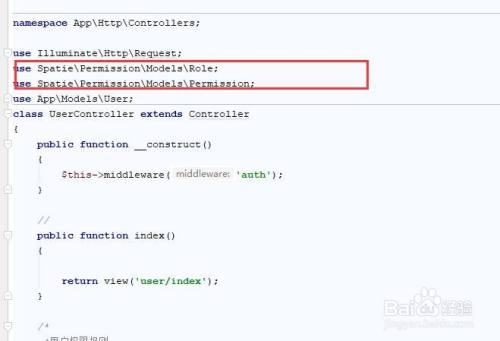 使用laravel-permission做权限分配分级详细步骤