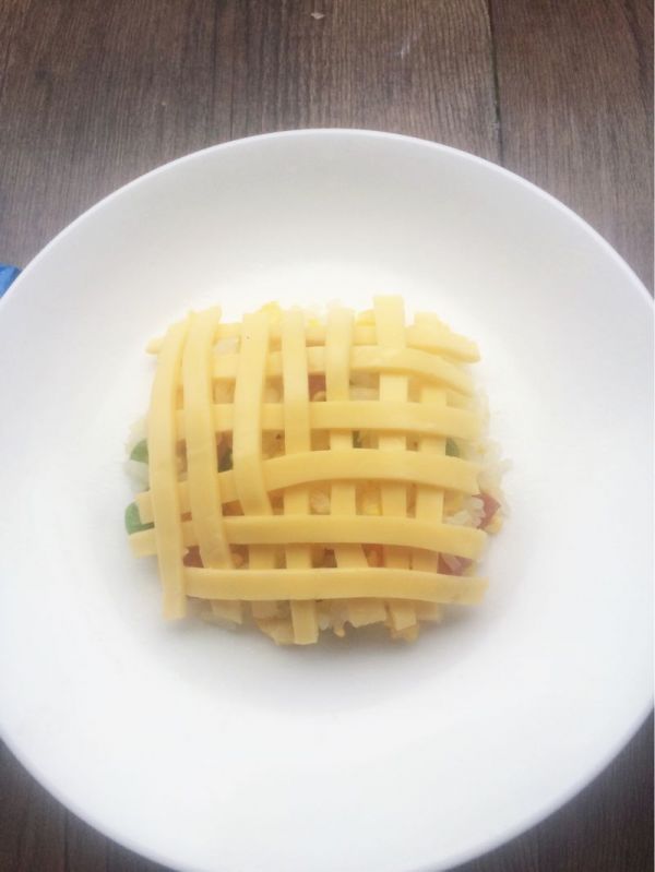 芝士什锦蛋炒饭