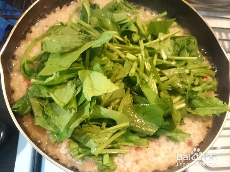 蕃茄菠菜牛排炖饭