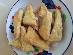 老爸的拿手绝活家常煎豆腐