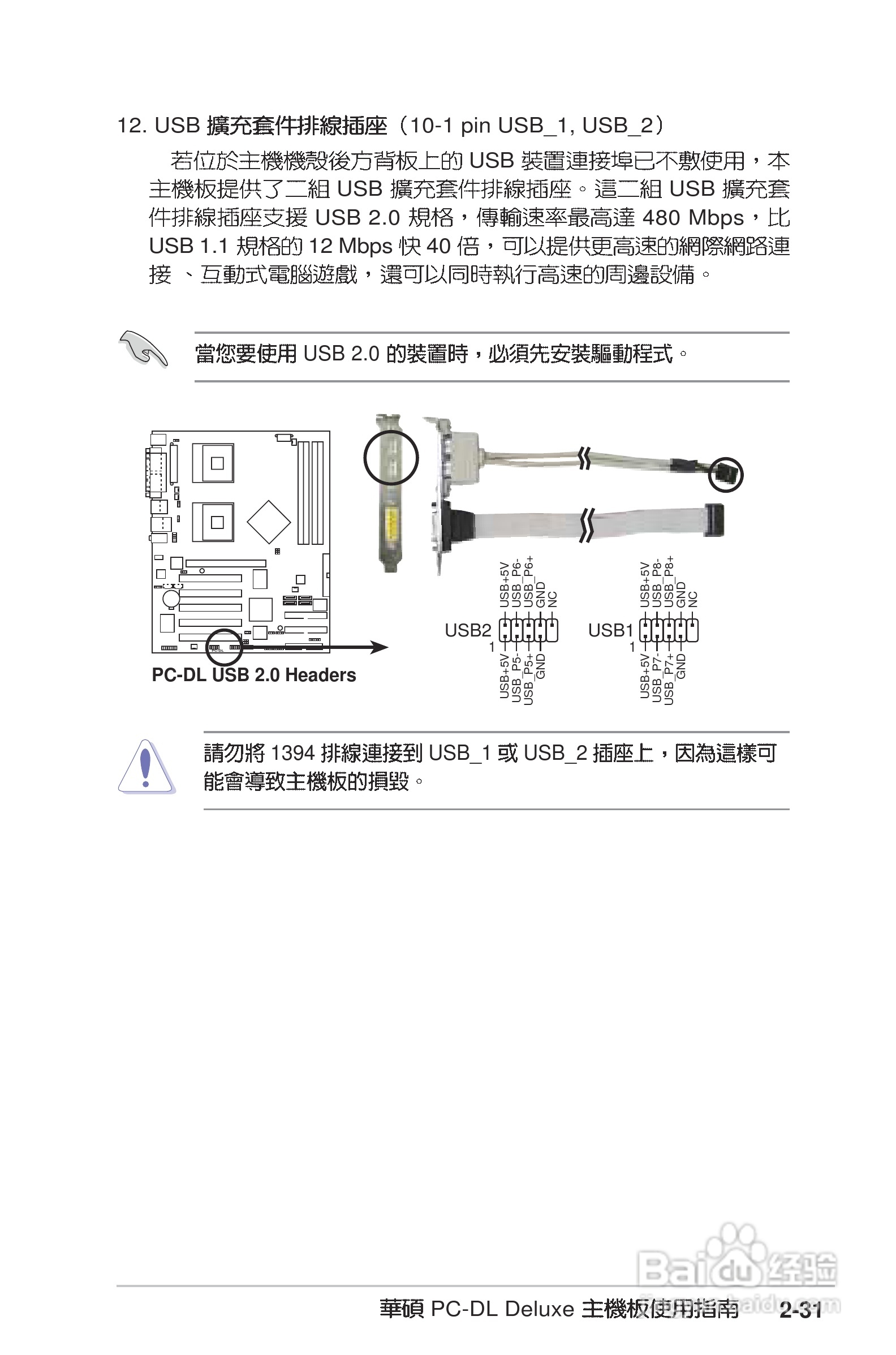 华硕PC-DL Deluxe主板使用手册说明书:[6]