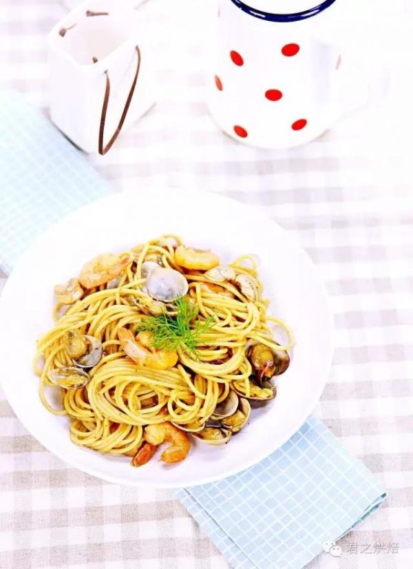 海鲜黑胡椒意面