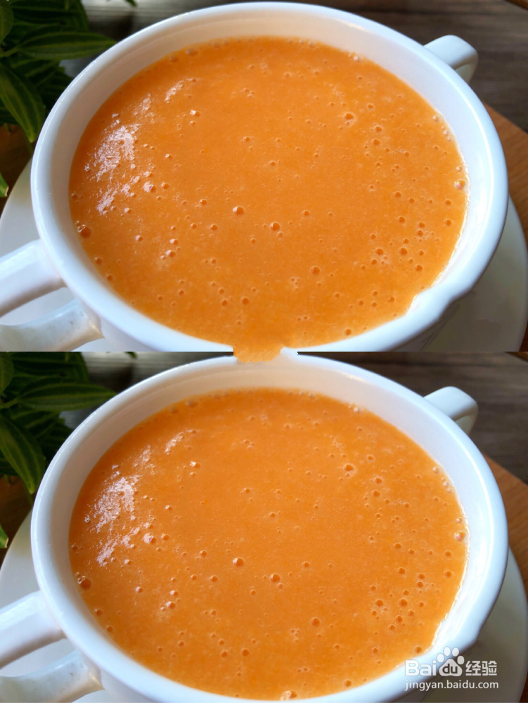 胡萝卜莲藕羹的做法