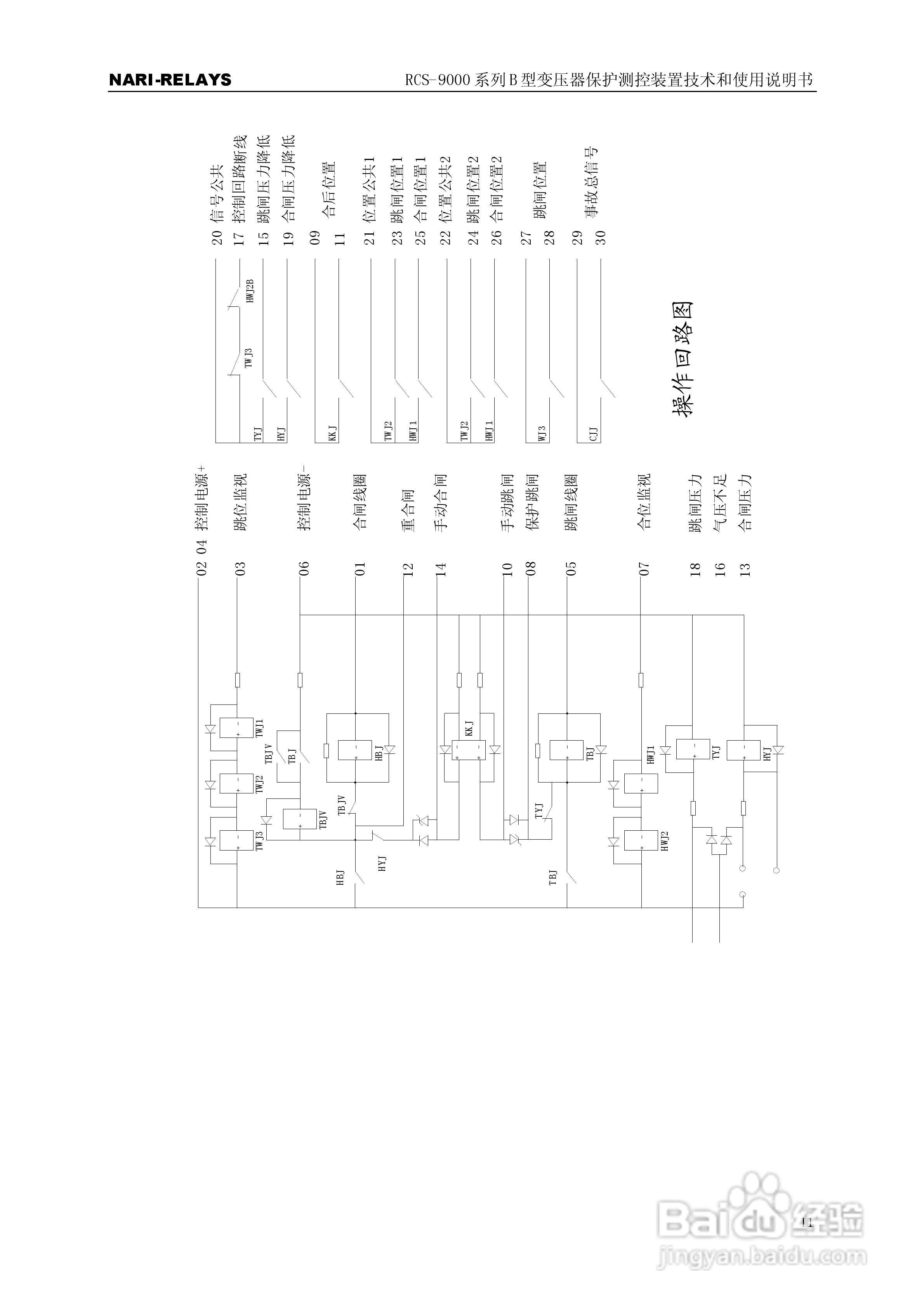 RCS-9000系列B型变压器保护测控装置使用说明书:[2]