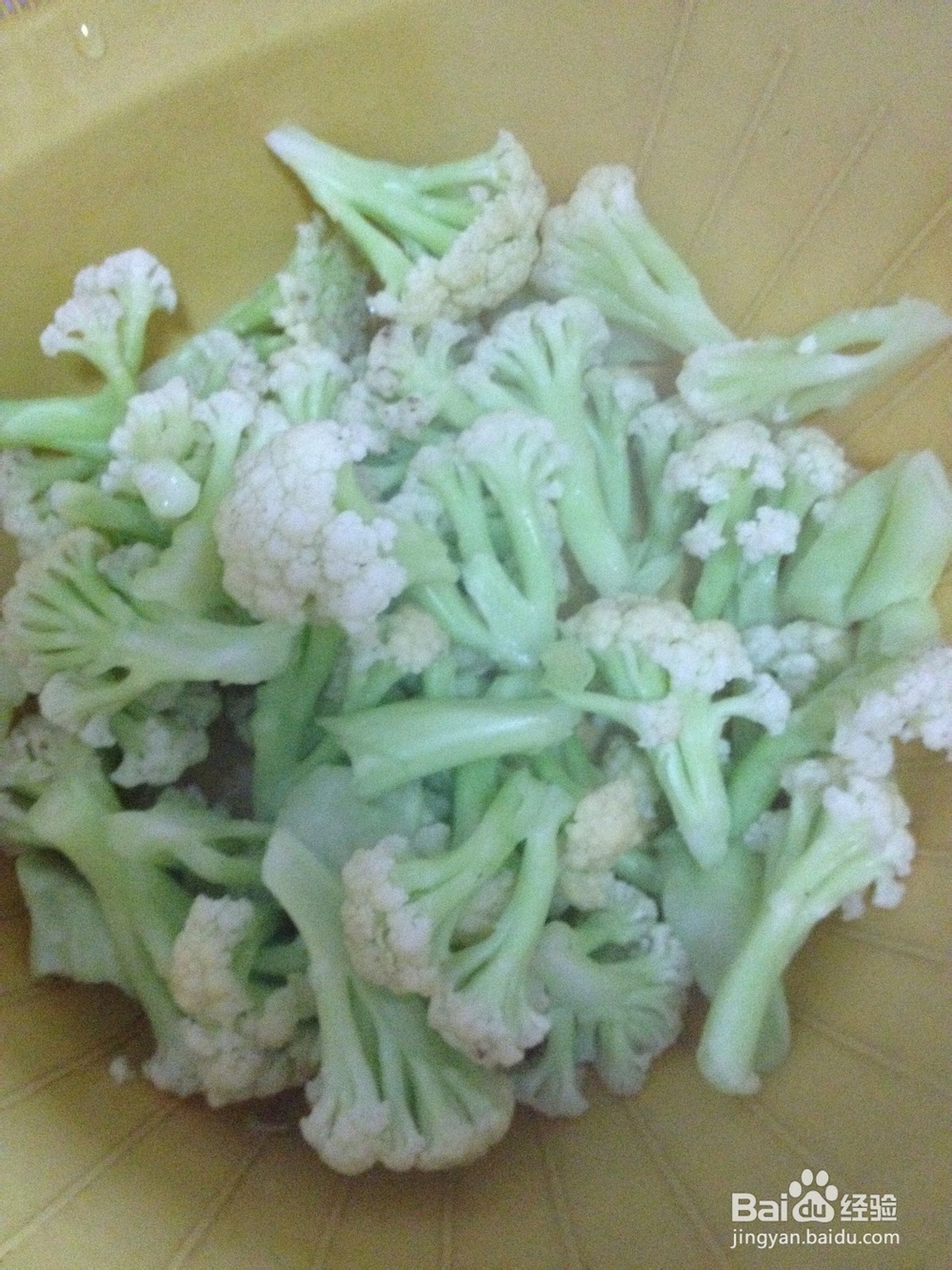 菜花炒肉的做法