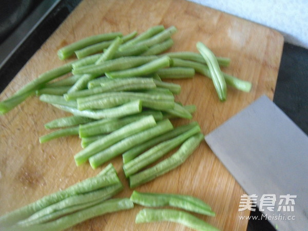 肉末煸炒四季豆