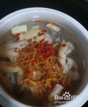 虫草炖土鸡汤怎么做