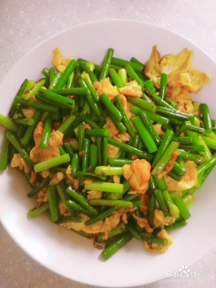 富硒姐姐鸡蛋羹教你做：蒜薹炒鸡蛋