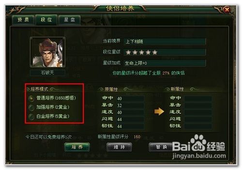 大侠传面具培养与灵石镶嵌攻略