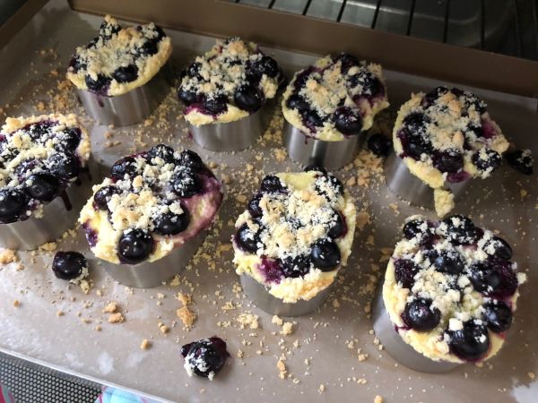 半熟芝士版蓝莓重芝士蛋糕