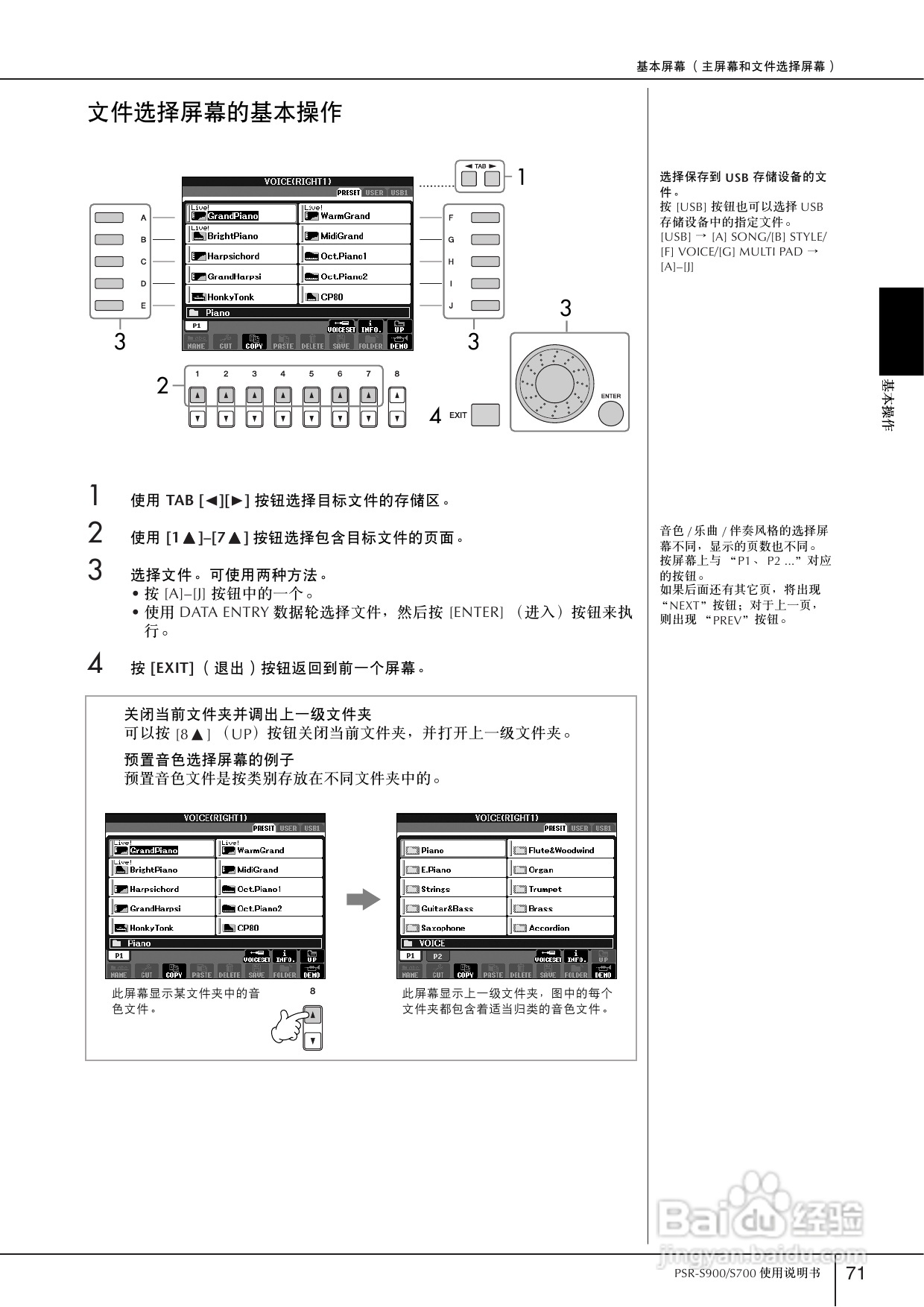 雅馬哈psr-s700電子琴使用說明書:[4]