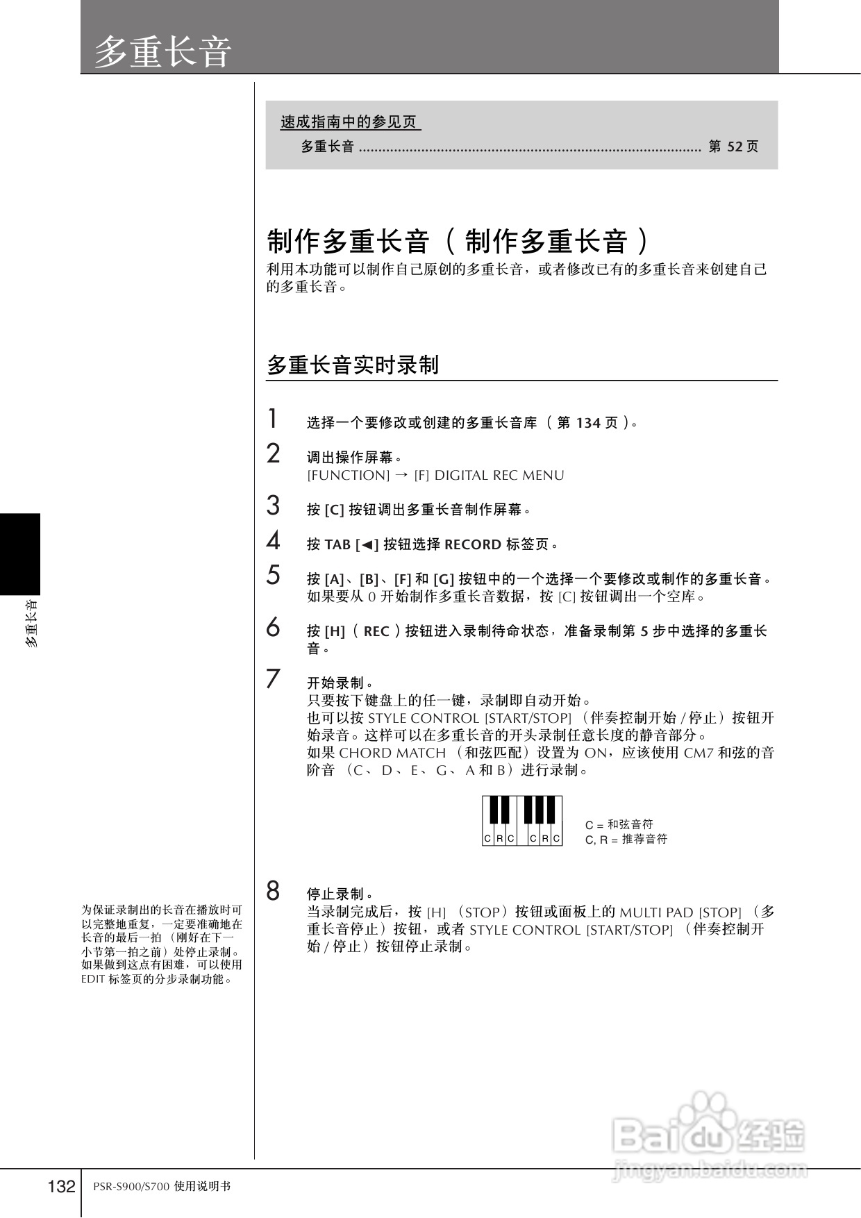 雅马哈PSR-S700电子琴使用说明书:[7]