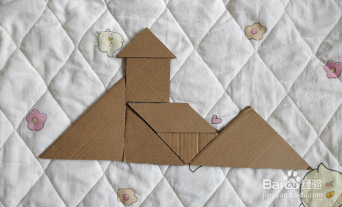 用七巧板怎么拼一座城堡呢?