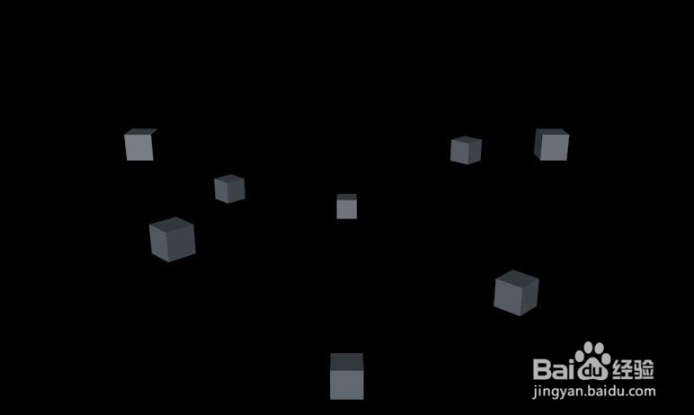 C4D怎样制作简单的立方体跳动动画