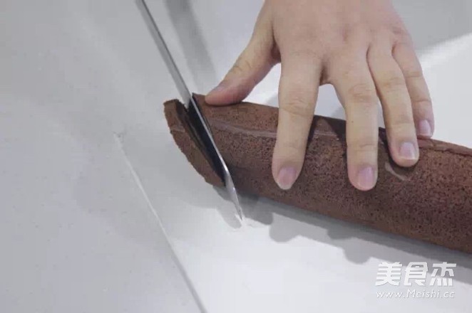 圣诞树根蛋糕