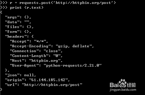 Python中requests库get请求及参数传递