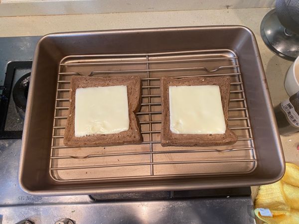 芝士鸡蛋芦笋开放吐司