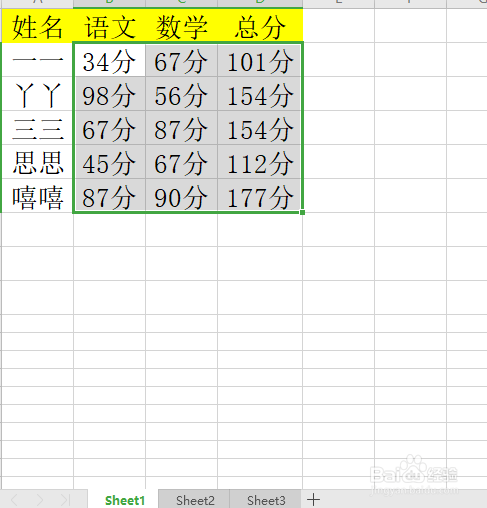 Excel表格为数据批量添加单位