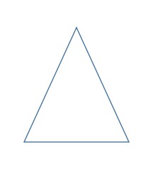 怎么在Word插入一个没有填充颜色的等腰三角形