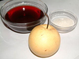 红酒雪梨的做法