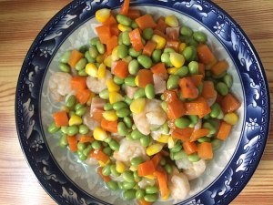 三素丁炒虾仁的做法