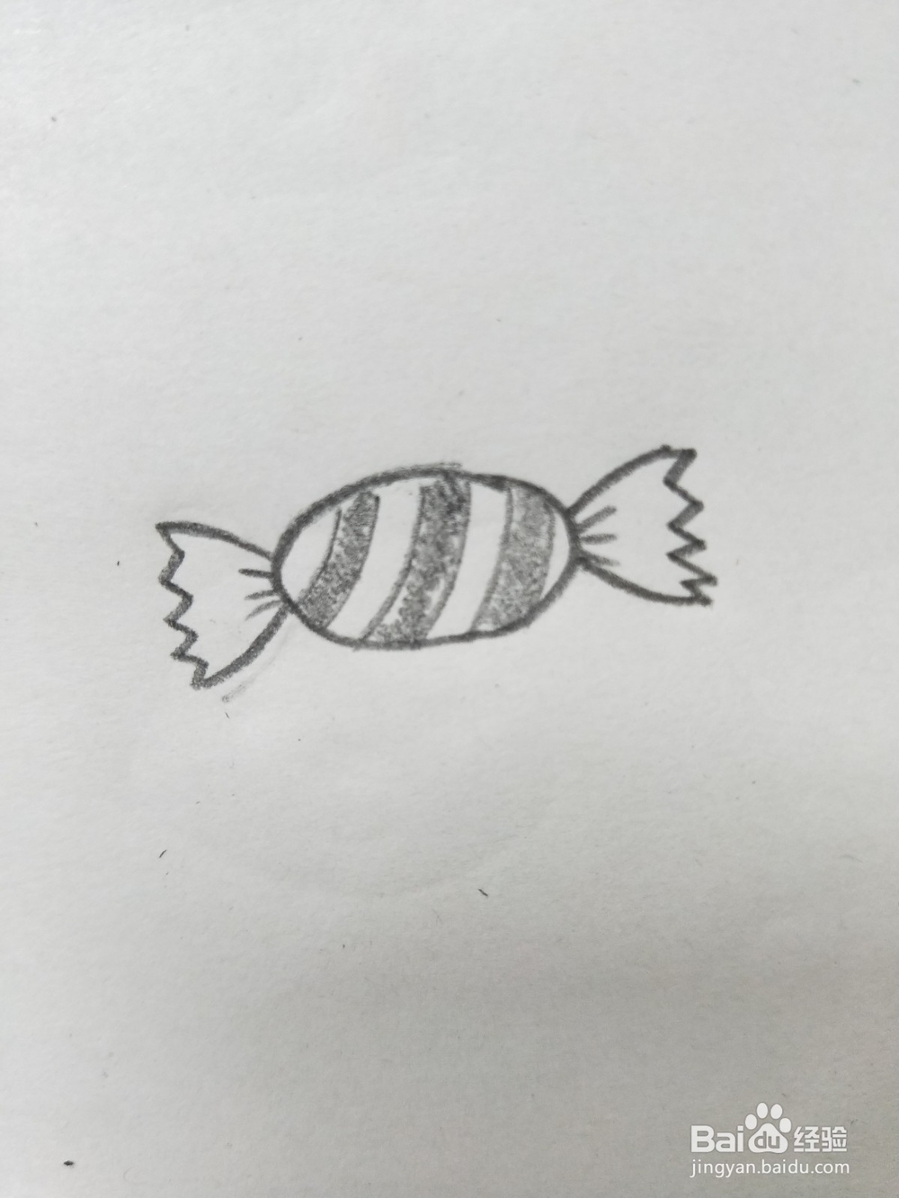 糖果的简笔画教程