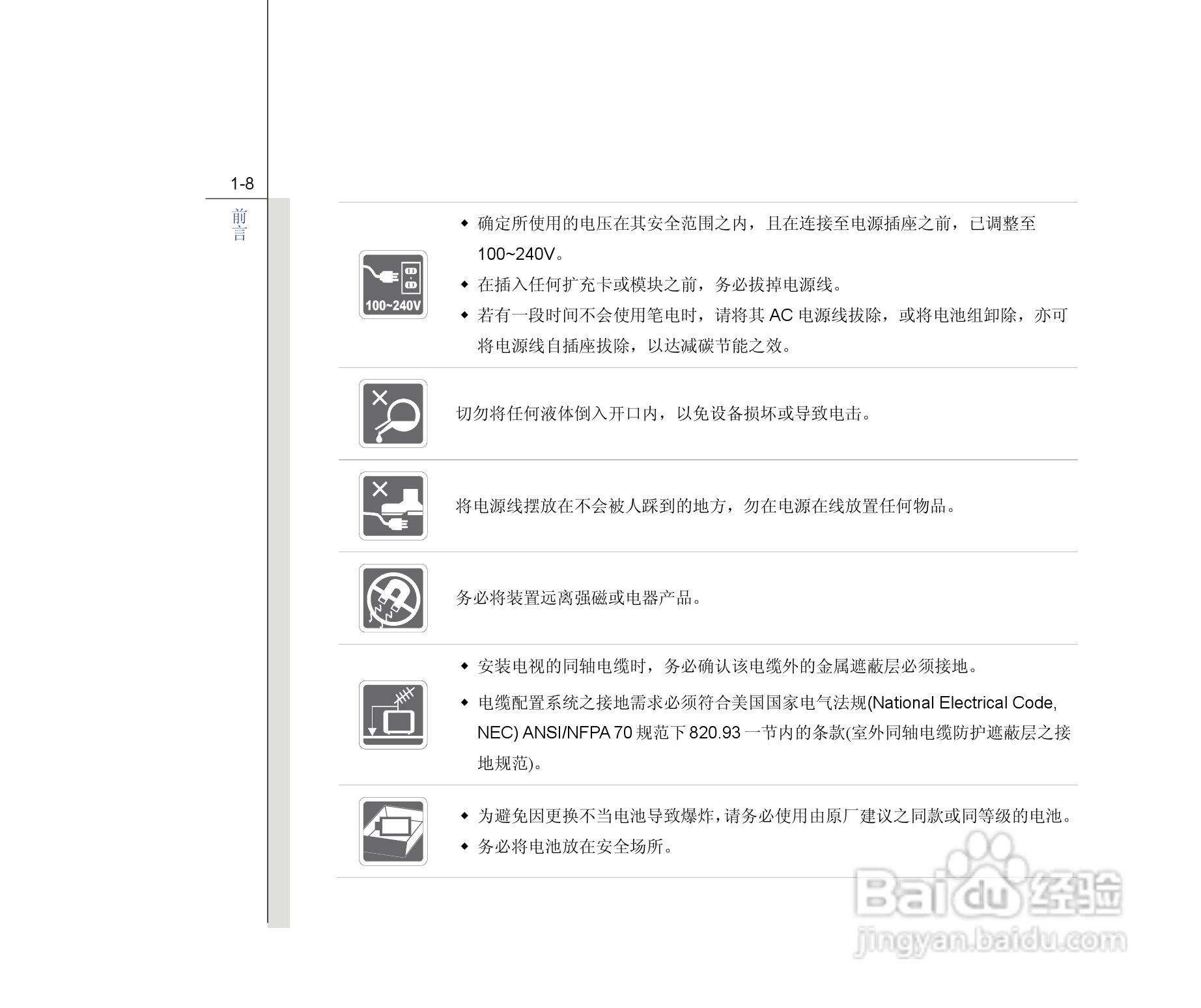 微星MSI GE603笔记本电脑使用说明书:[1]