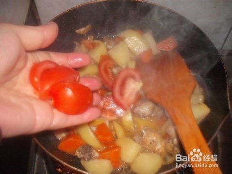 怎么做番茄土豆焖鸡肉
