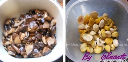 瑶柱花生蛋黄粽的做法