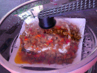 肉末蒸豆腐的做法