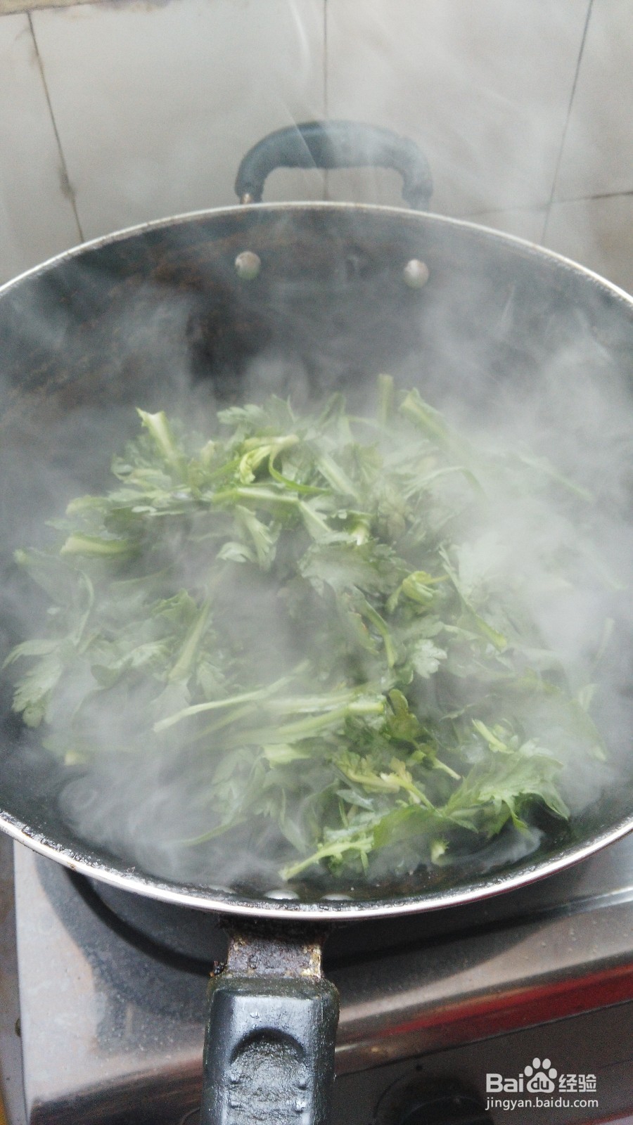 怎样做蒜香茼蒿