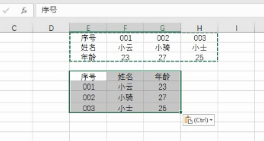 excel行列转换的方法