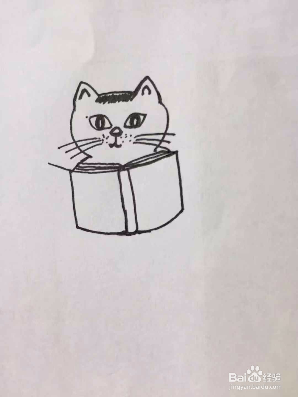 茉莉蜡笔手绘之喵星人的想法
