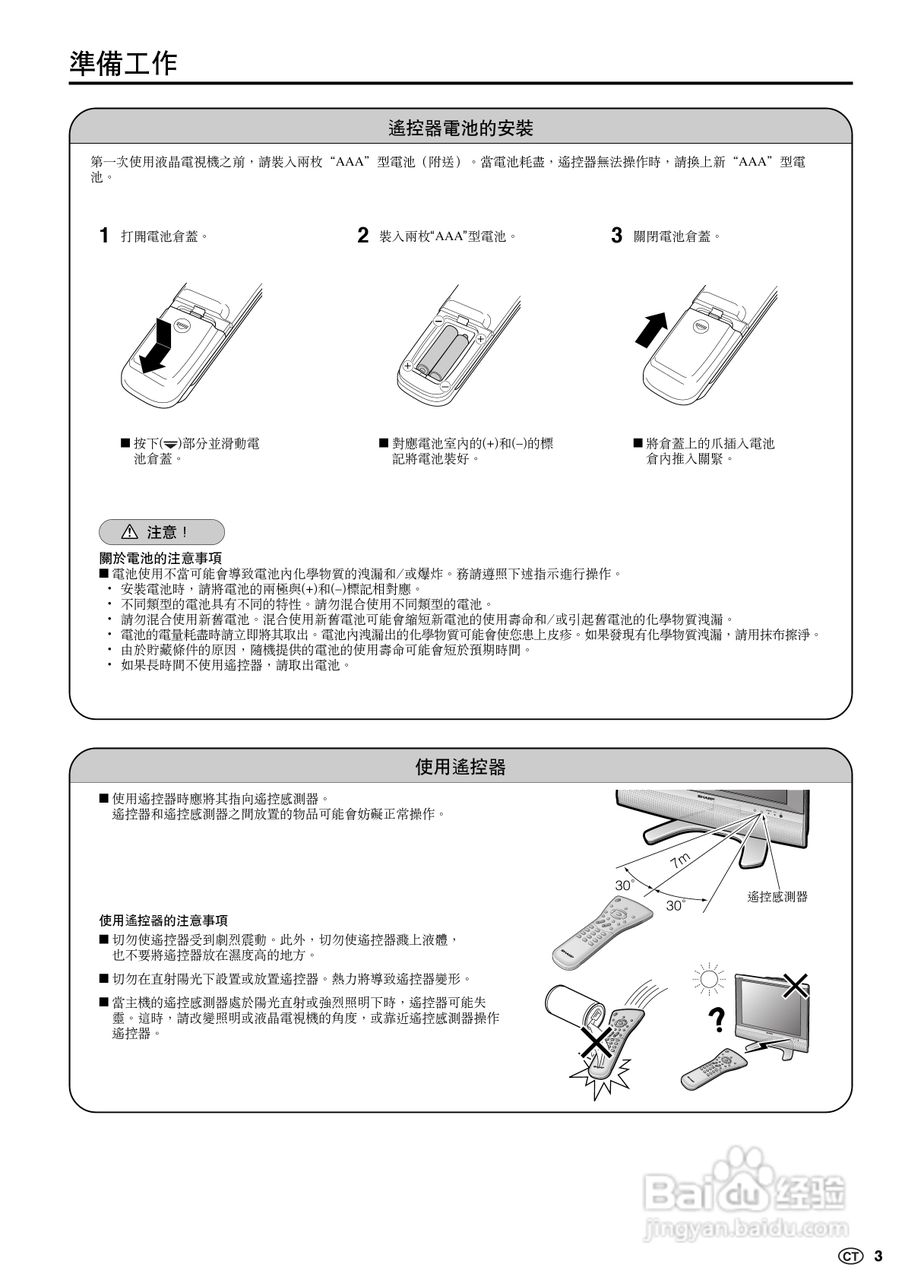 声宝LC-20S5H型液晶电视机说明书:[1]