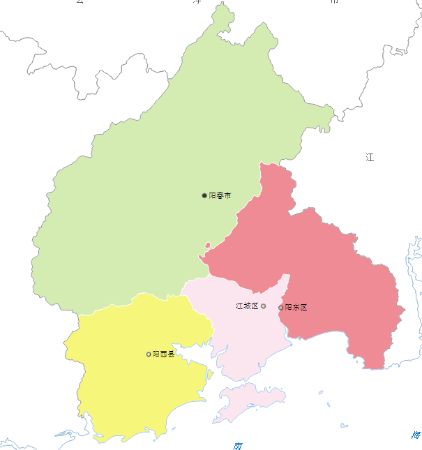 阳江市都有哪些县镇