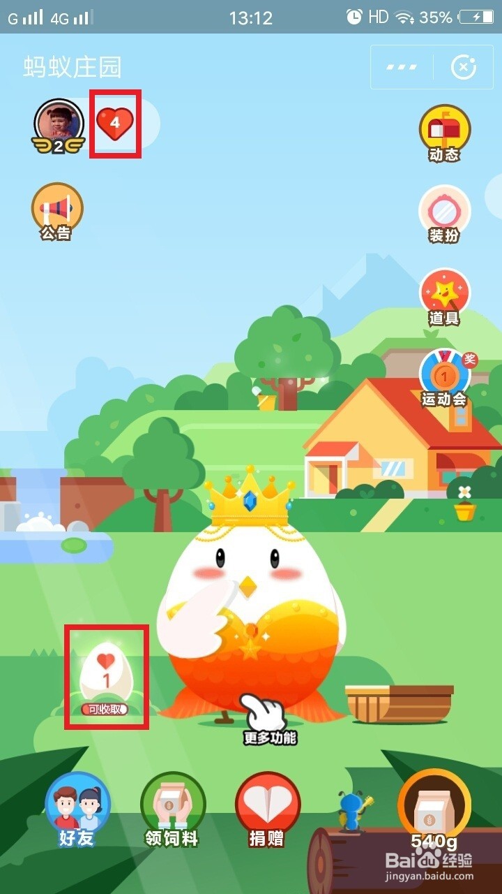 支付宝蚂蚁庄园怎么收取鸡蛋